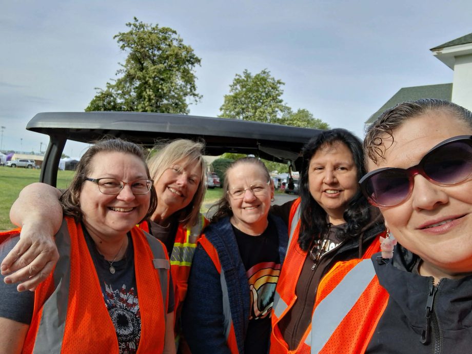 Sheryl Park with fellow volunteers at the Spring Fling